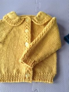 Round Collar Cardigan knitting pattern