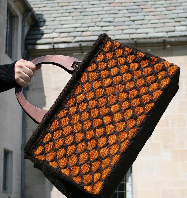 Honeycomb Tote knitting pattern