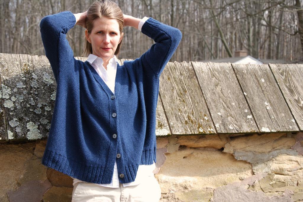 Oversized cardigan knitting pattern