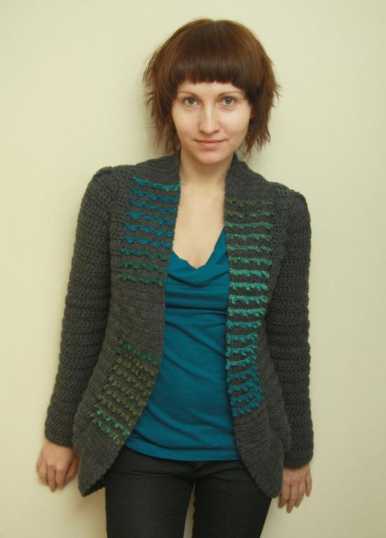 London Cardigan crochet pattern