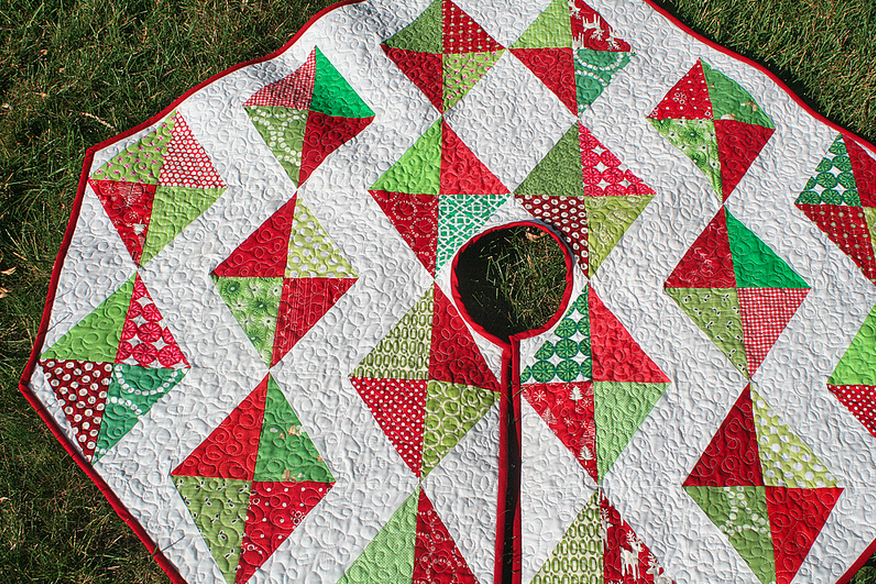 Diamond Christmas Tree Skirt