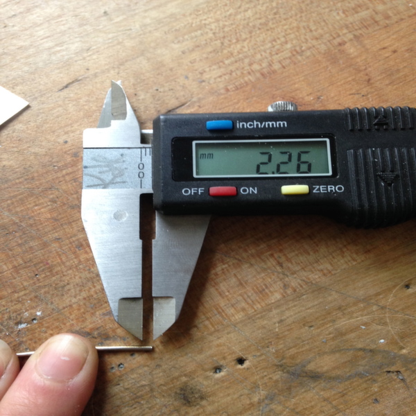Measuring pin