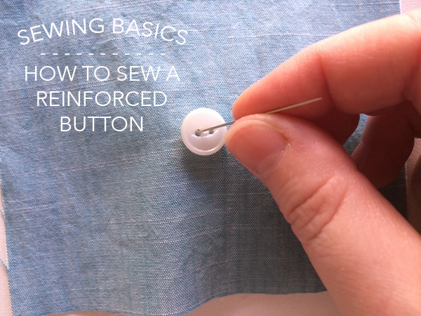 how to sew a reinforced button