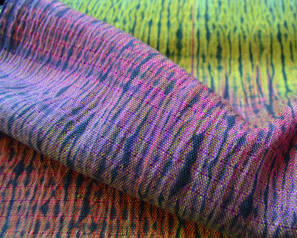 woven shibori cloth