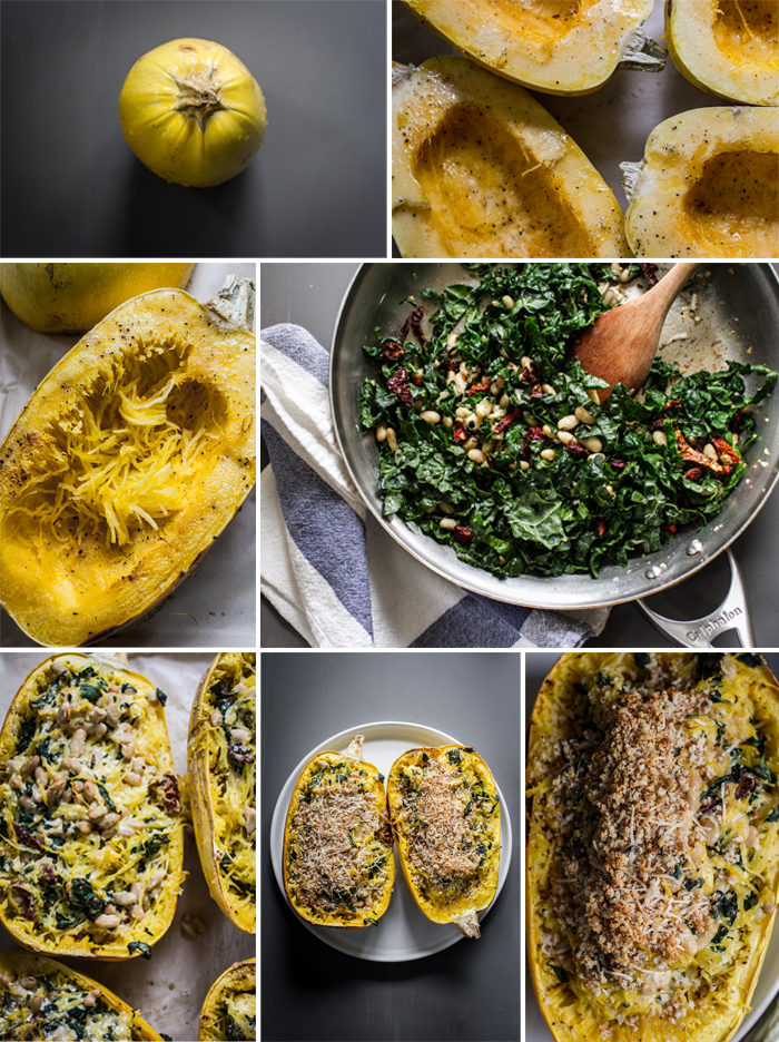 Recipe Photography for Spaghetti Squash
