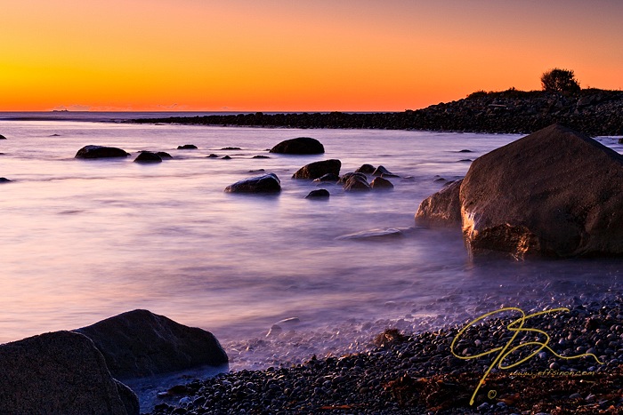 Sunrise near Rye Harbor