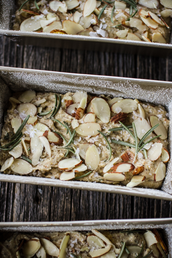 Gluten Free Savory Herb and Sea Salt Quick Bread