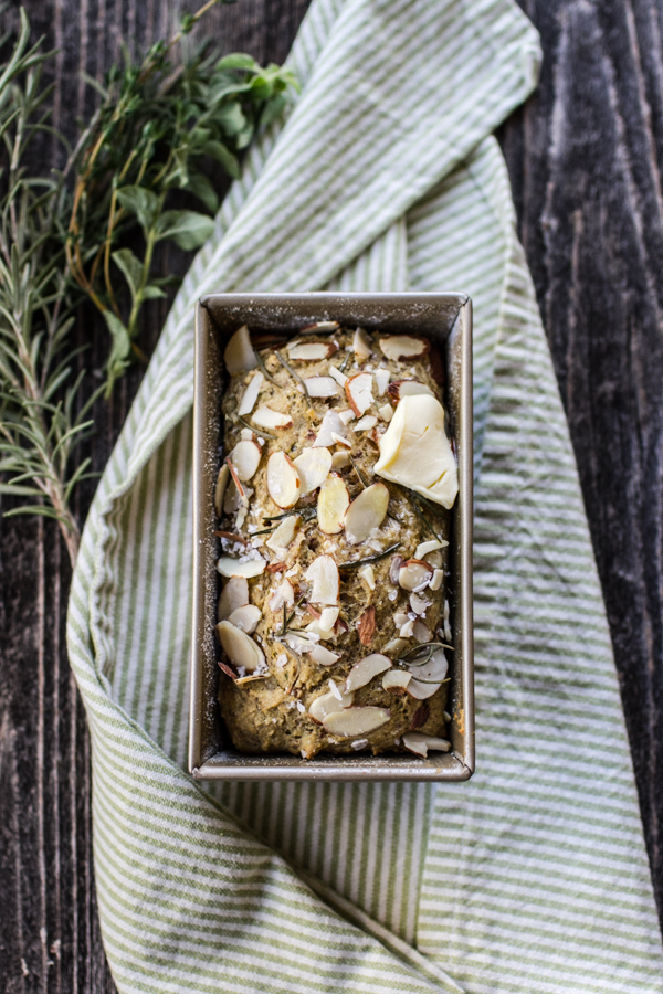 Gluten Free Savory Herb and Sea Salt Quick Bread
