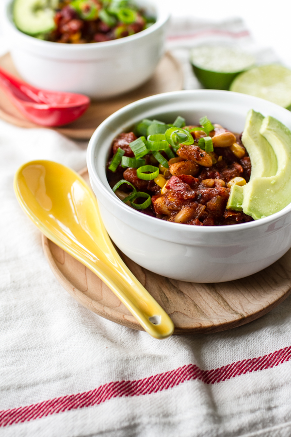 Easy Vegetarian Bean Chili