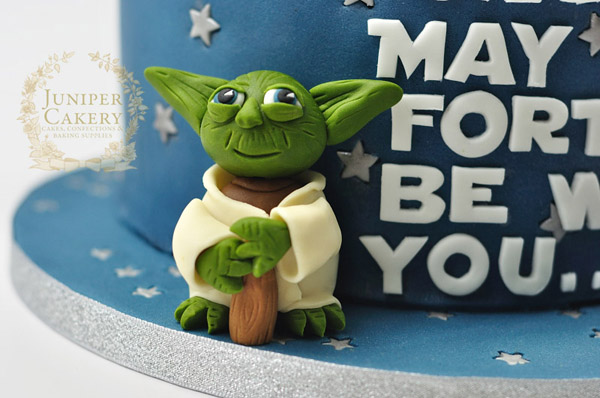 Yoda Star Wars Cake by Juniper Cakery