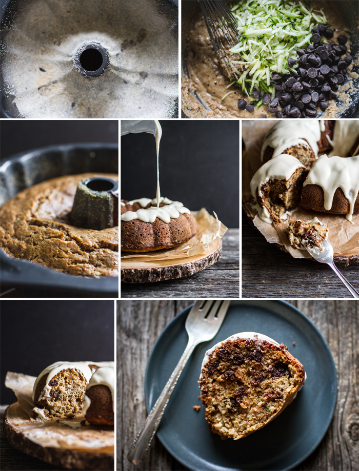 Recipe Photography for Zucchini Cake
