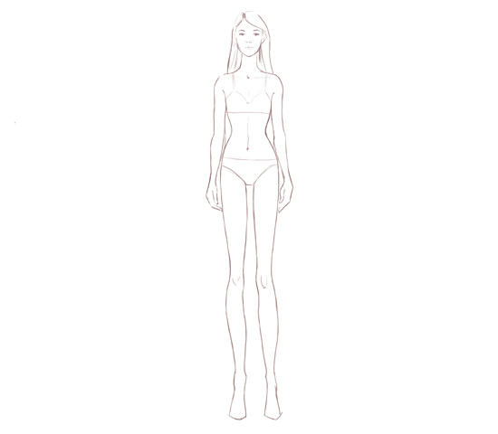 Final fashion illustration figure