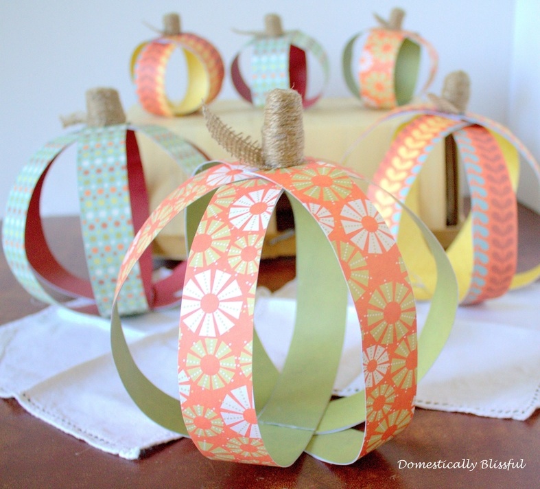 Scrap Paper Pumkins