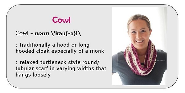 Cowl definition Graphic - Chicago Cowl crochet pattern