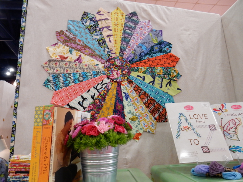 Anna Maria Horner's display at the Fall 2014 International Quilt Market