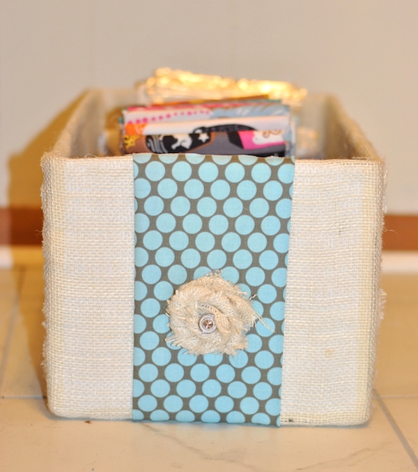 Cover Diaper Box in Fabric