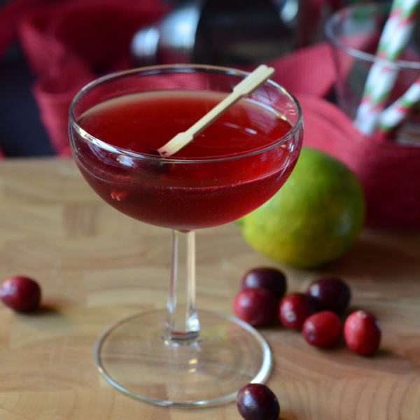 Cranberry Orange Cosmopolitan Cocktail