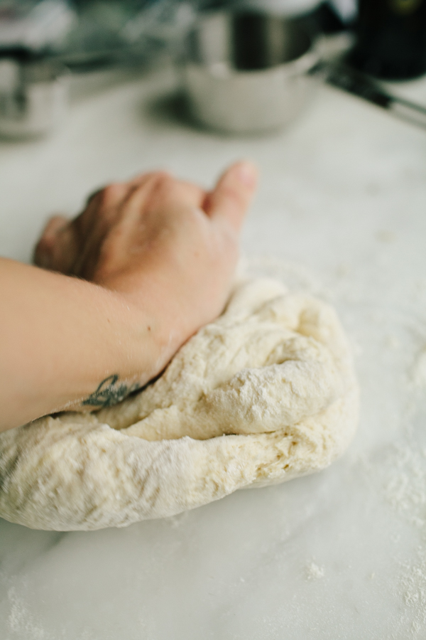 kneading by hand