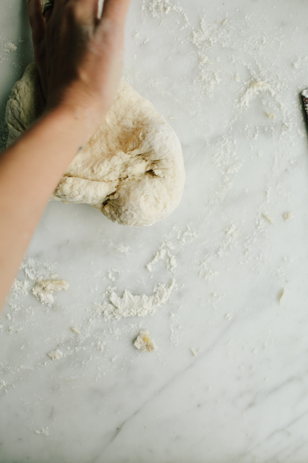 kneading by hand