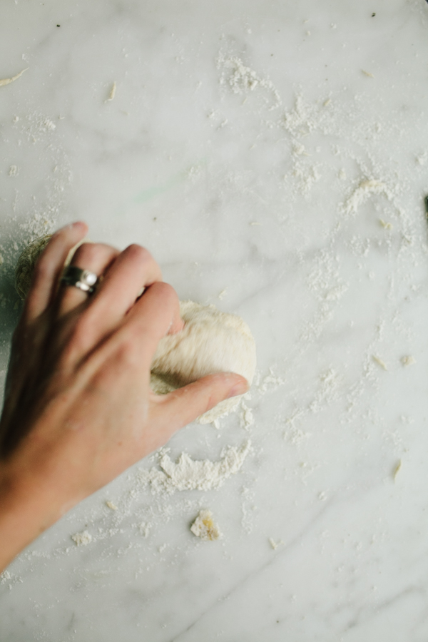 kneading by hand