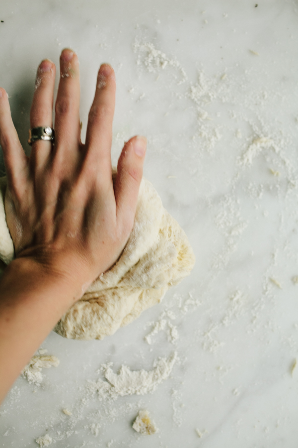 kneading by hand