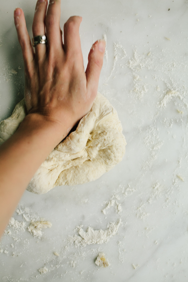 kneading by hand