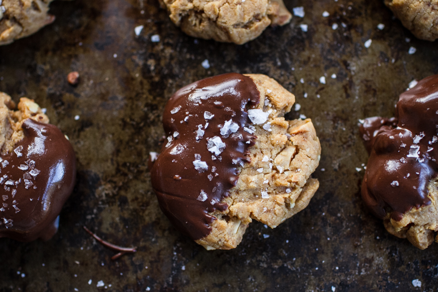 Flourless Peanut Butter Cookies With Sea Salt