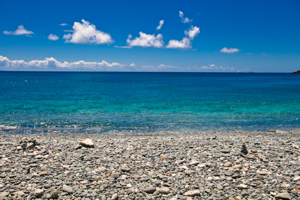 Rock beach view