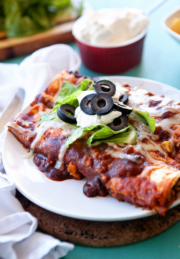 Slow cooker enchiladas