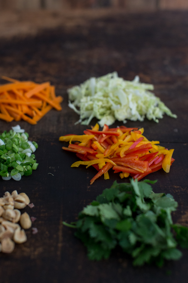 Thai Wrap Ingredients