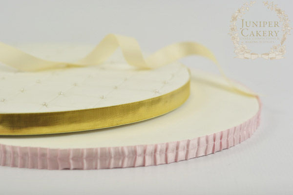 Firm up a covered cake board faster with a little CMC powder