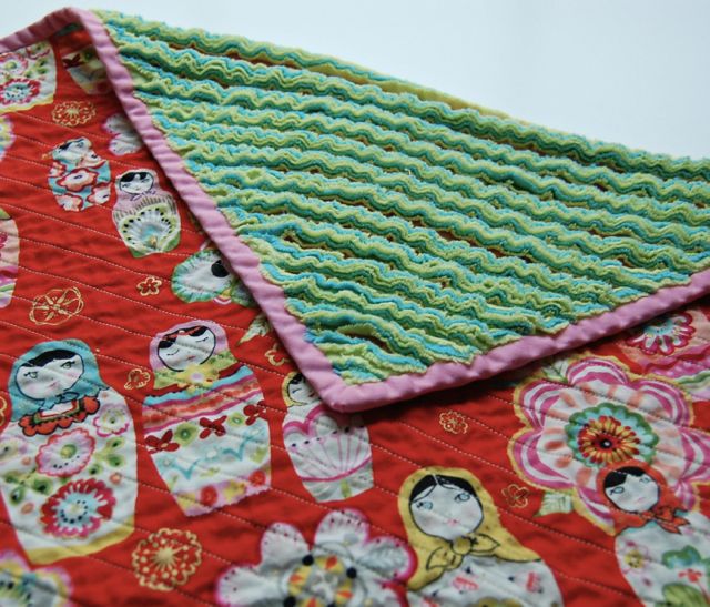 Matryoshka Chenille Quilt