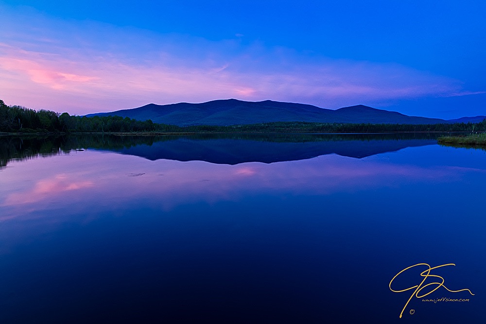 Cherry Pond Blue Hour Reflections