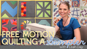 Title Image for Free Motion Quilting a Sampler Craftsy class