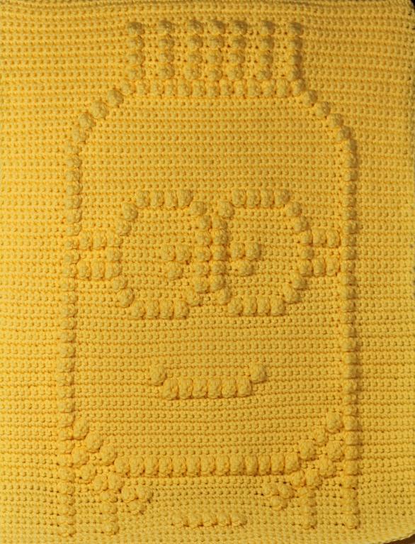 Minion Baby Blanket crochet pattern