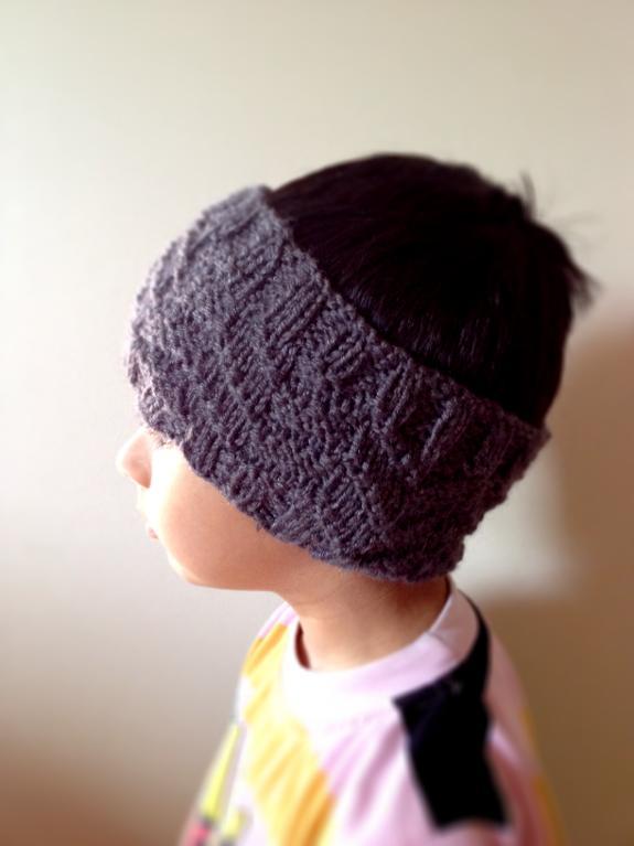 Chutes Reversible Headband and Cowl knitting pattern