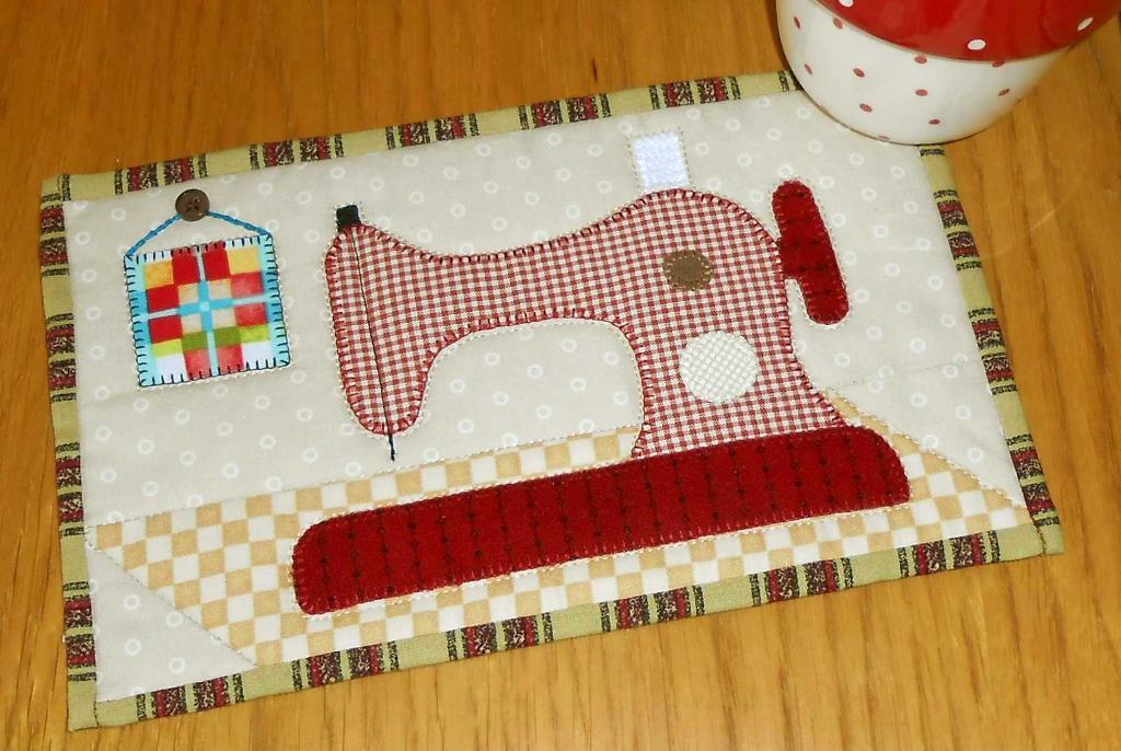 Sewing Machine Mug Rug