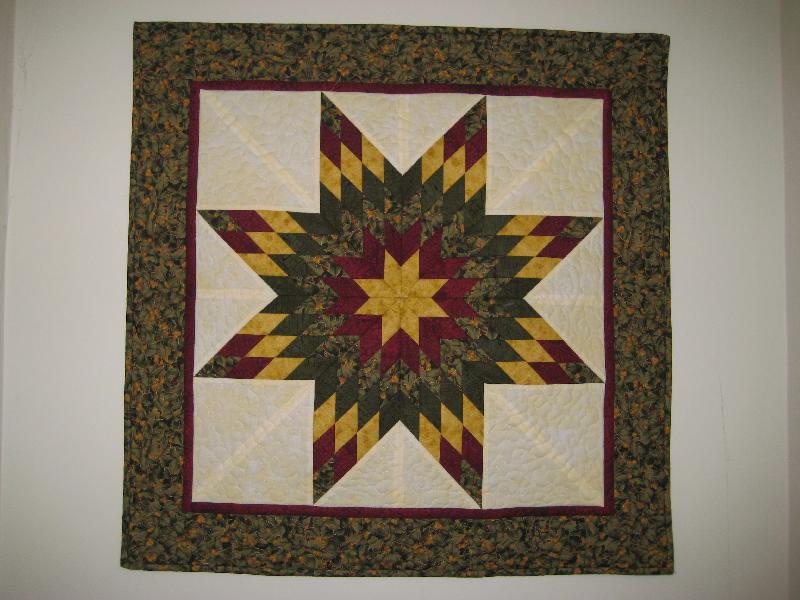 Bethlehem Star quilt wall hanging