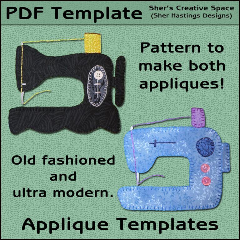 Sewing Machine Applique Templates