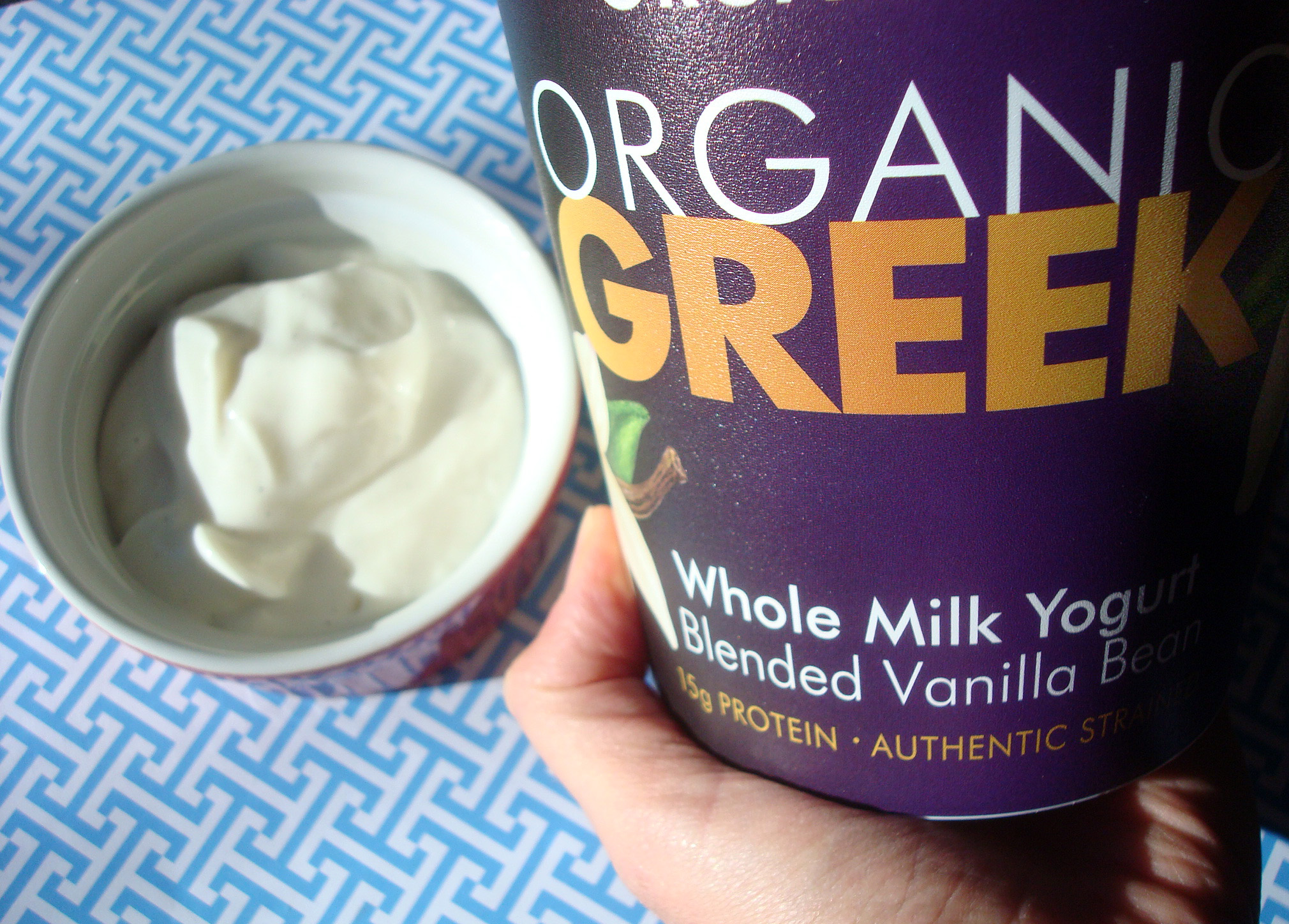 Whole milk greek yogurt works best