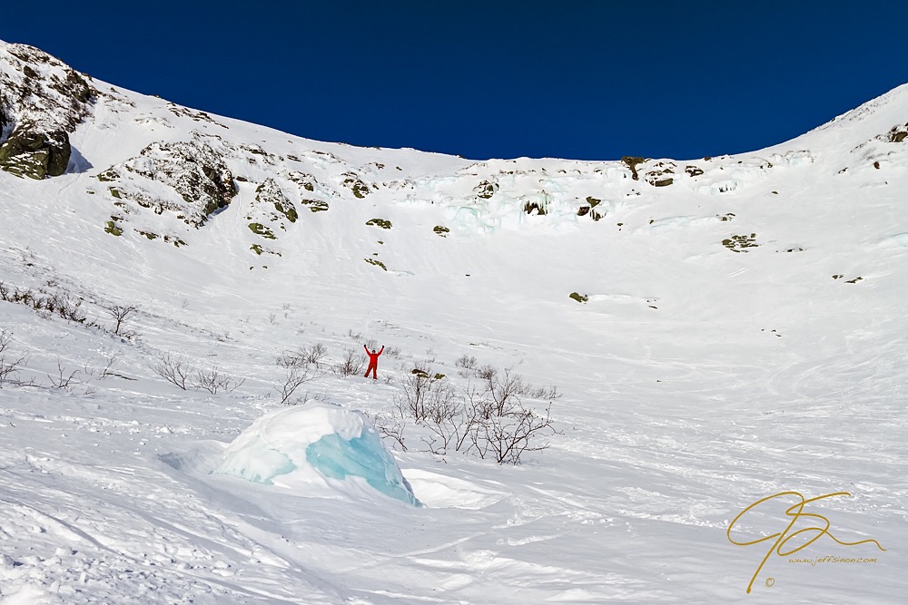 Lost In The Grandeur. Me In The Bowl Of Tuckerman Ravine.