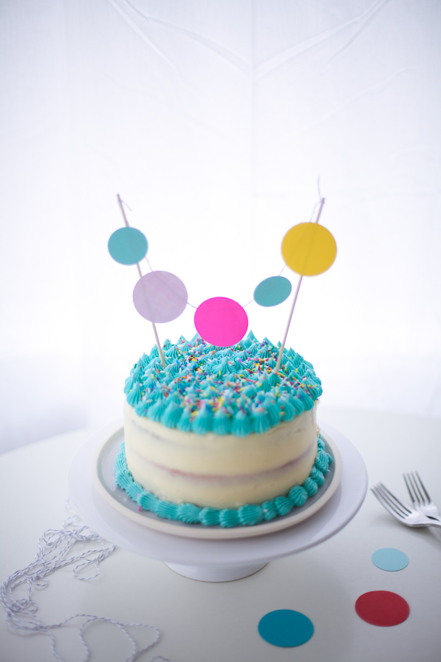 paper cake topper DIY