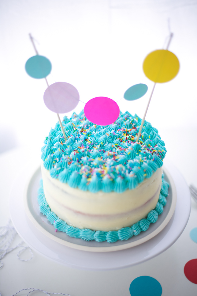 paper cake topper DIY