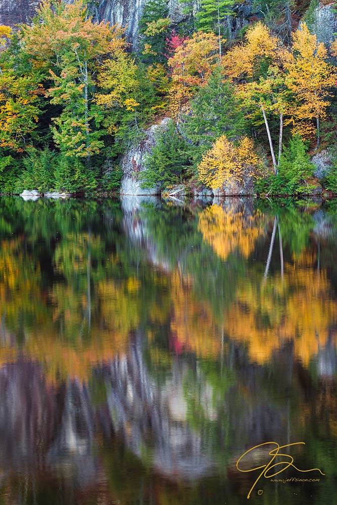 Stonehouse Pond, Fall Reflections