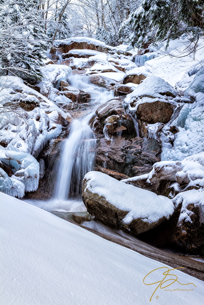 Swiftwater Falls, Winter