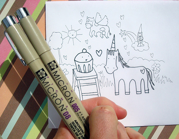 Illustration demonstrating line quality