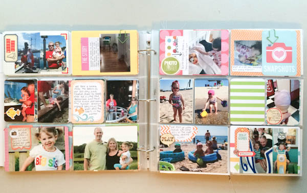 Pocket Scrapbook Layout