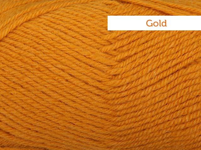 Lion Brand Wool Ease yarn in Gold