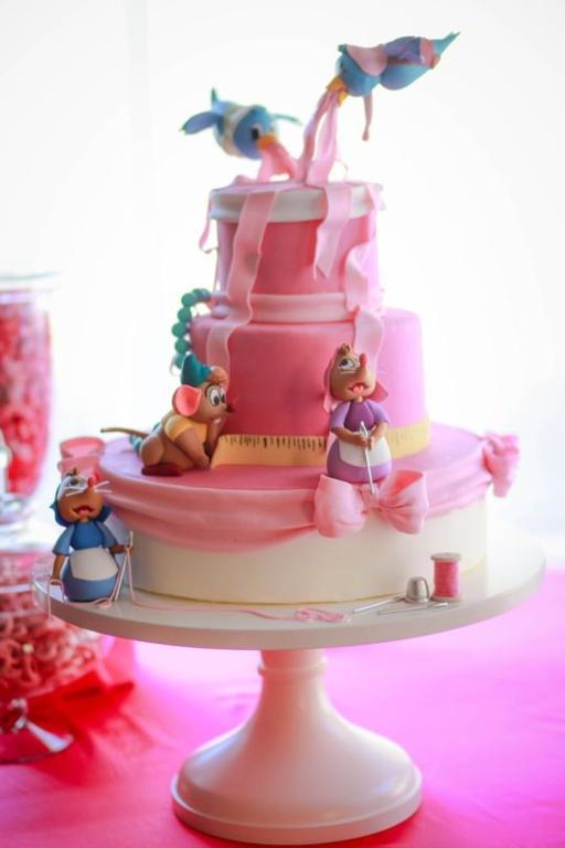 Cinderella dress cake