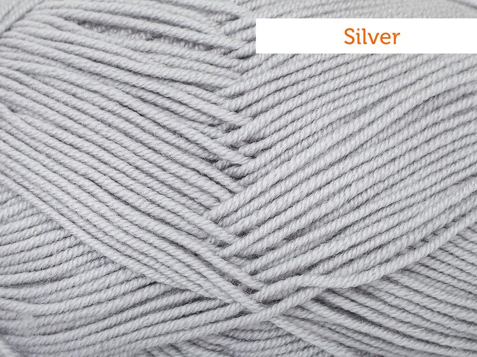 Cascade Elysian Yarn in Silver